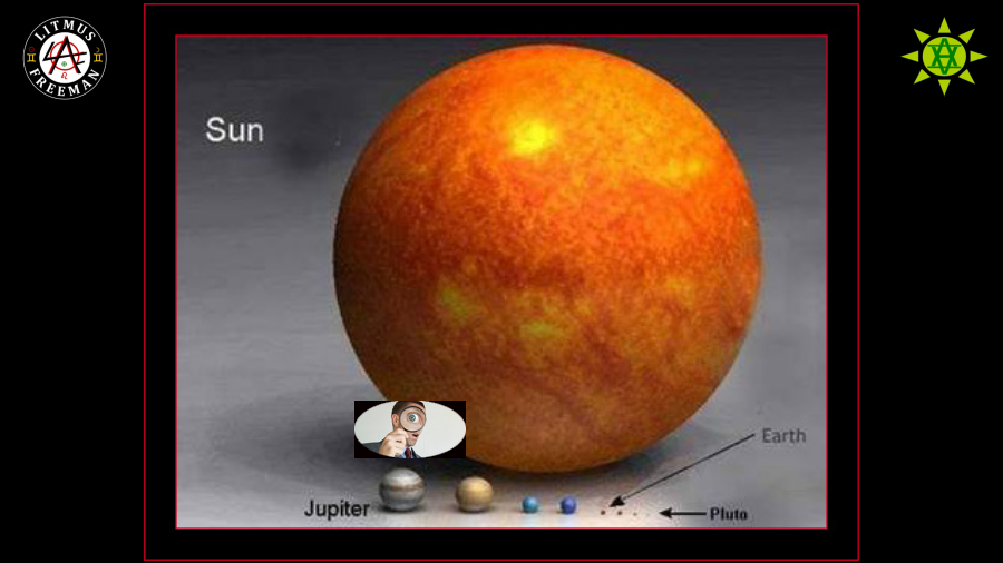 The Sun and the planets